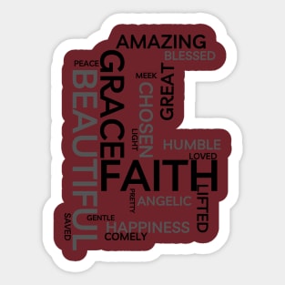 christian bible verse Sticker